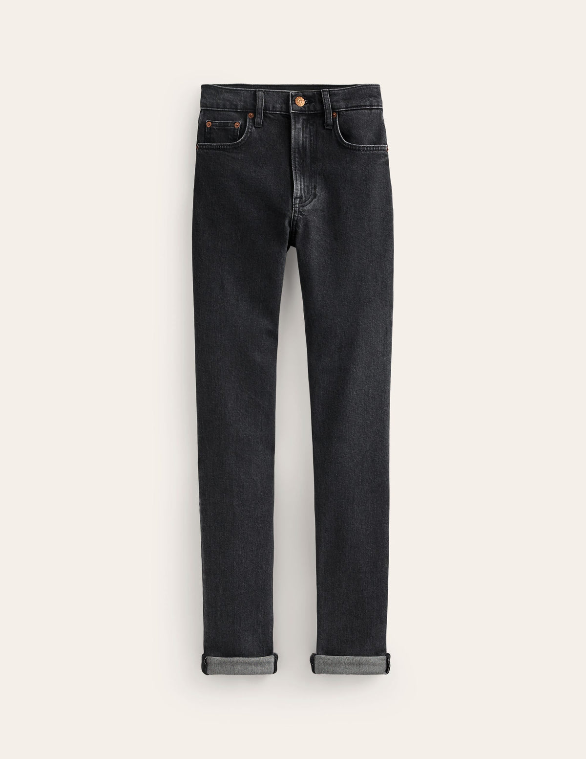 Girlfriend Jeans-Washed Black
