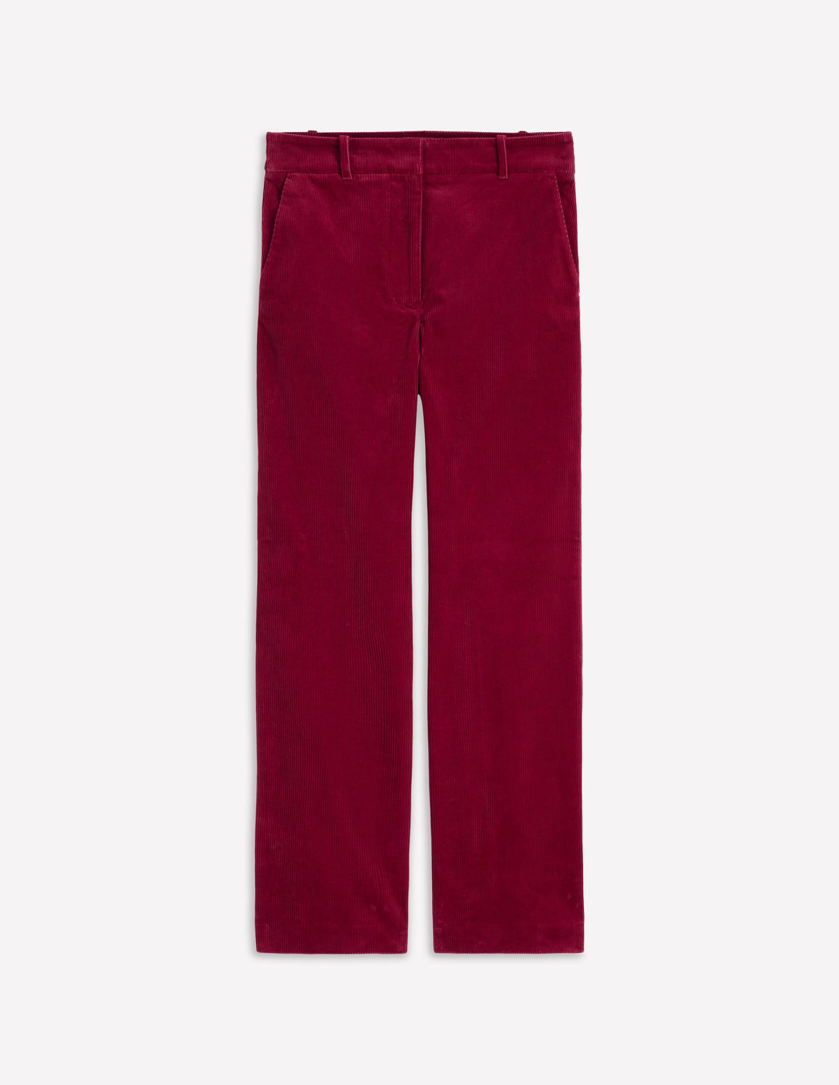 Canonbury Cord Pants-Burgundy Red