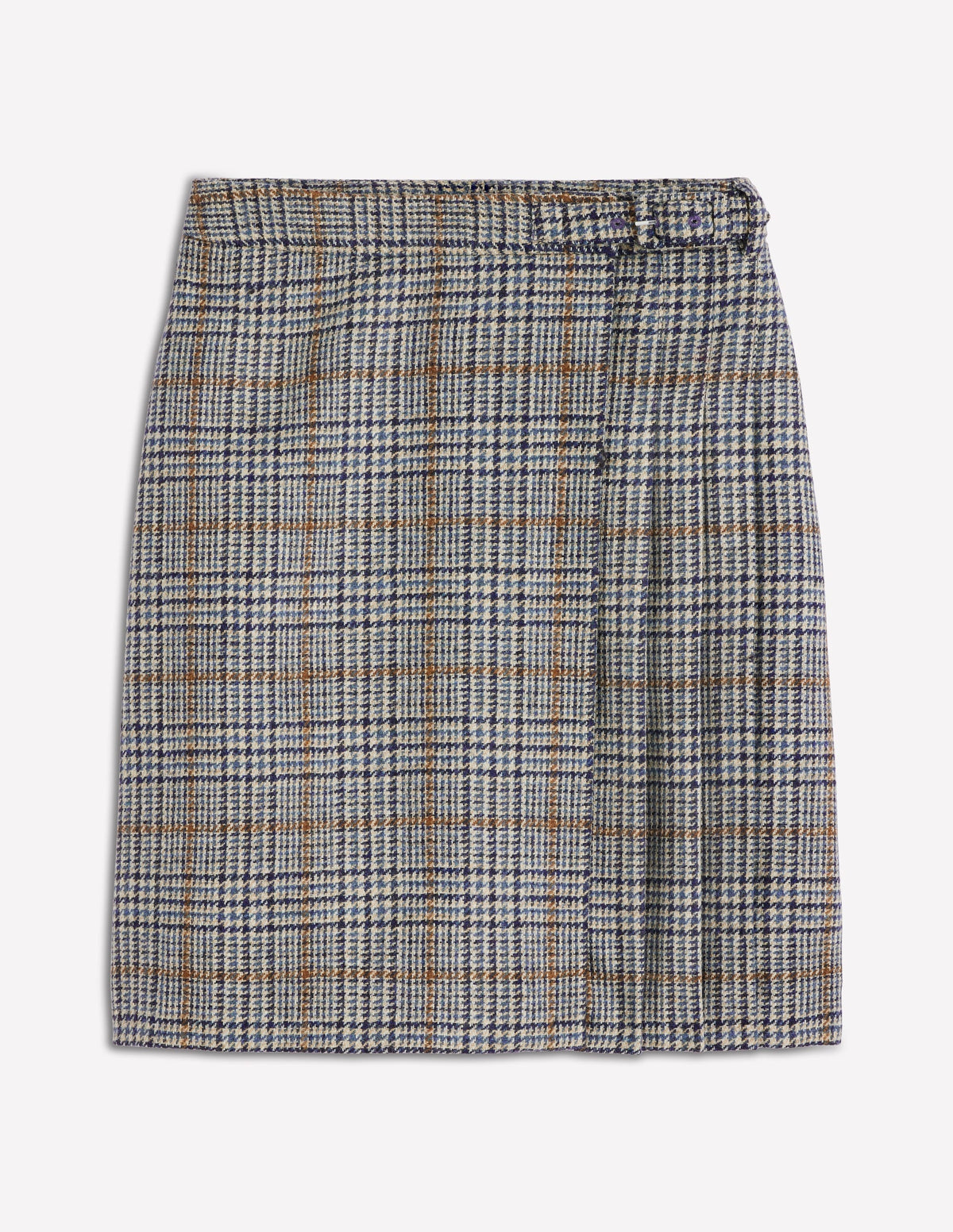 Helen Wool Kilt Skirt-Blue and Grey Prince of Wales