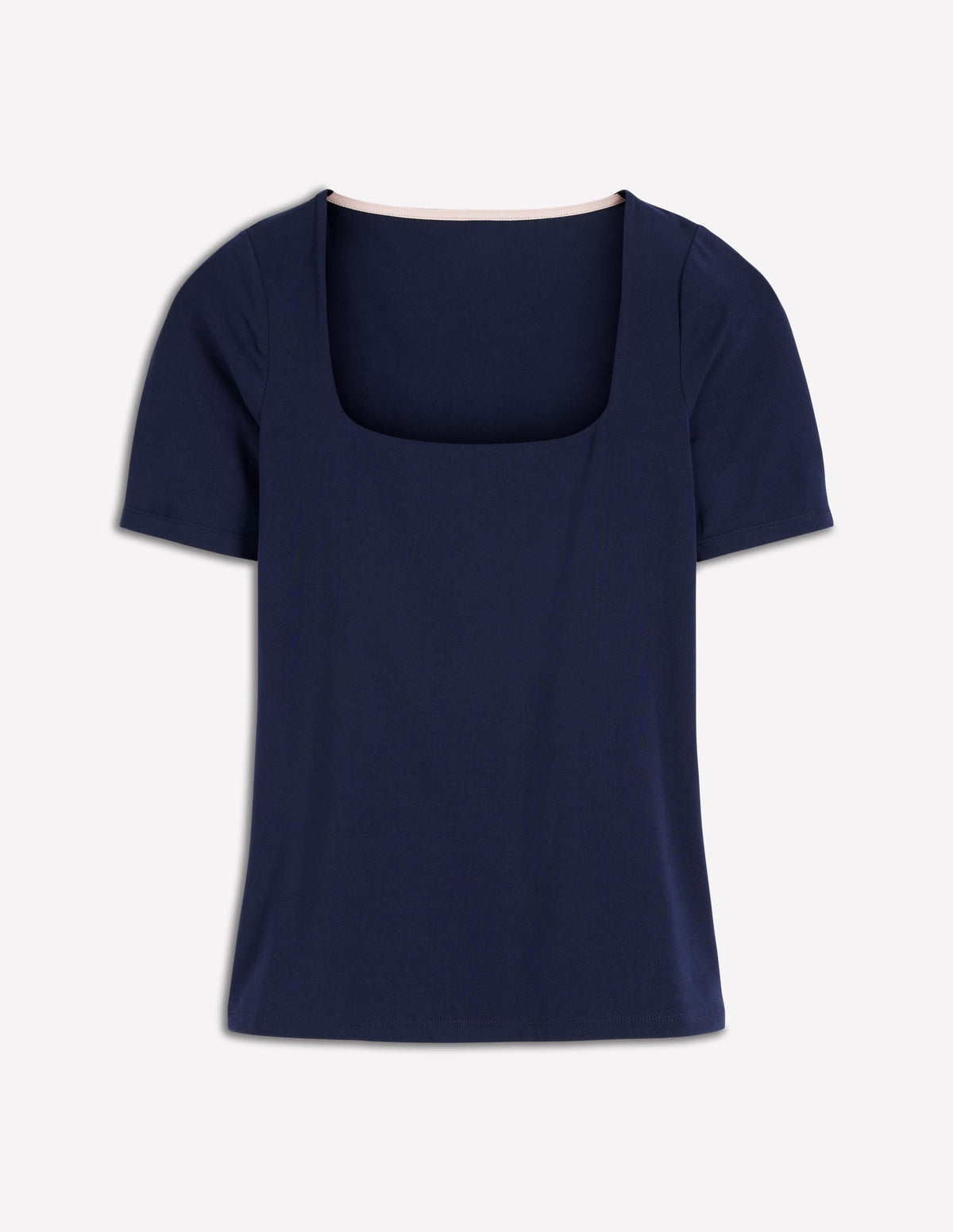 Brooke Double Layer T-shirt-Navy
