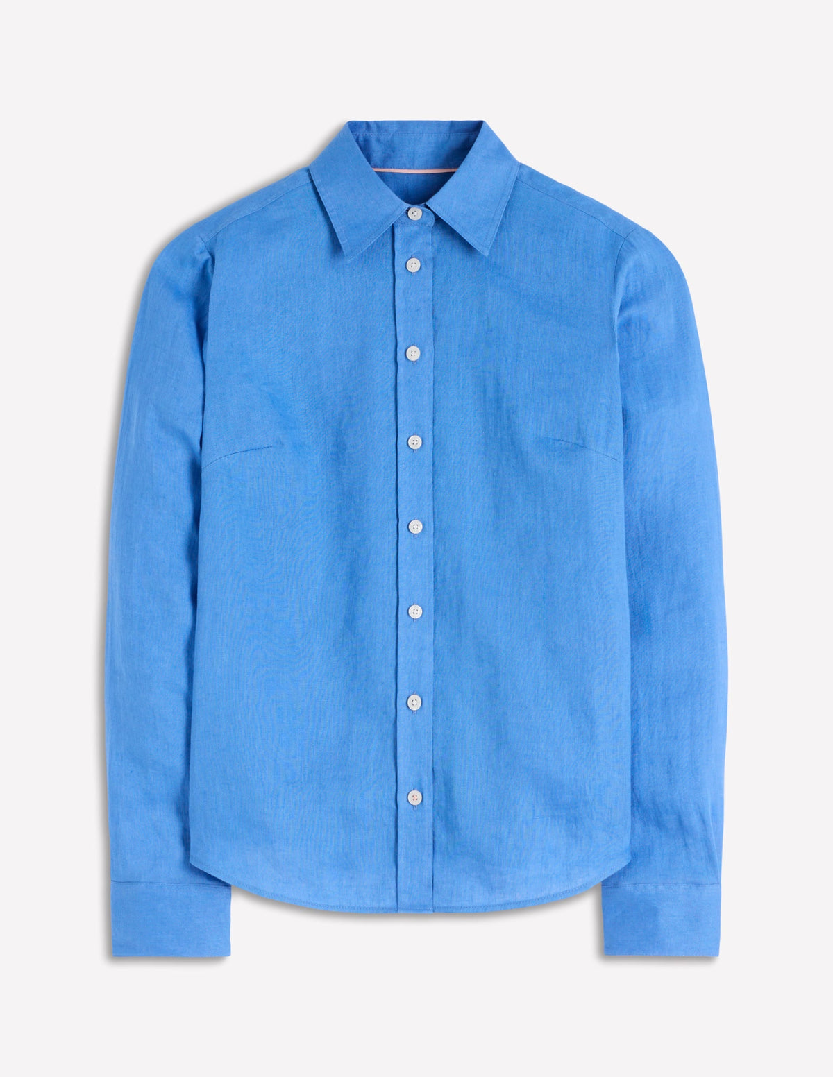 Sienna Linen Shirt-Regatta Blue