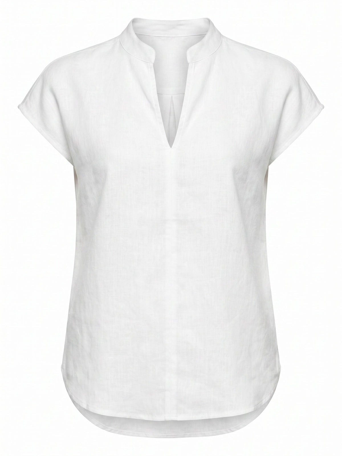 Sophia Linen Tunic - White