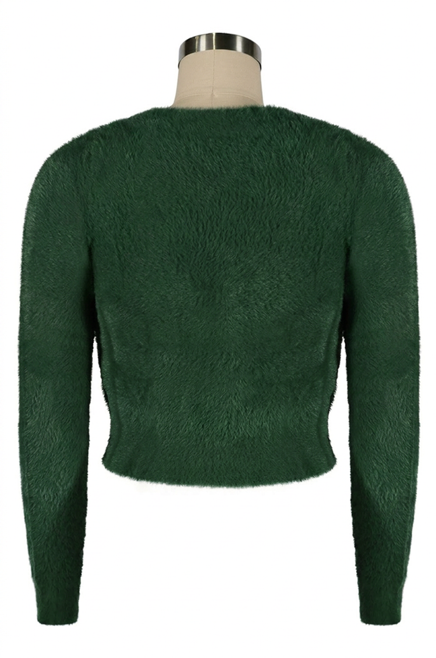 Powder Puff Cardigan (Green)