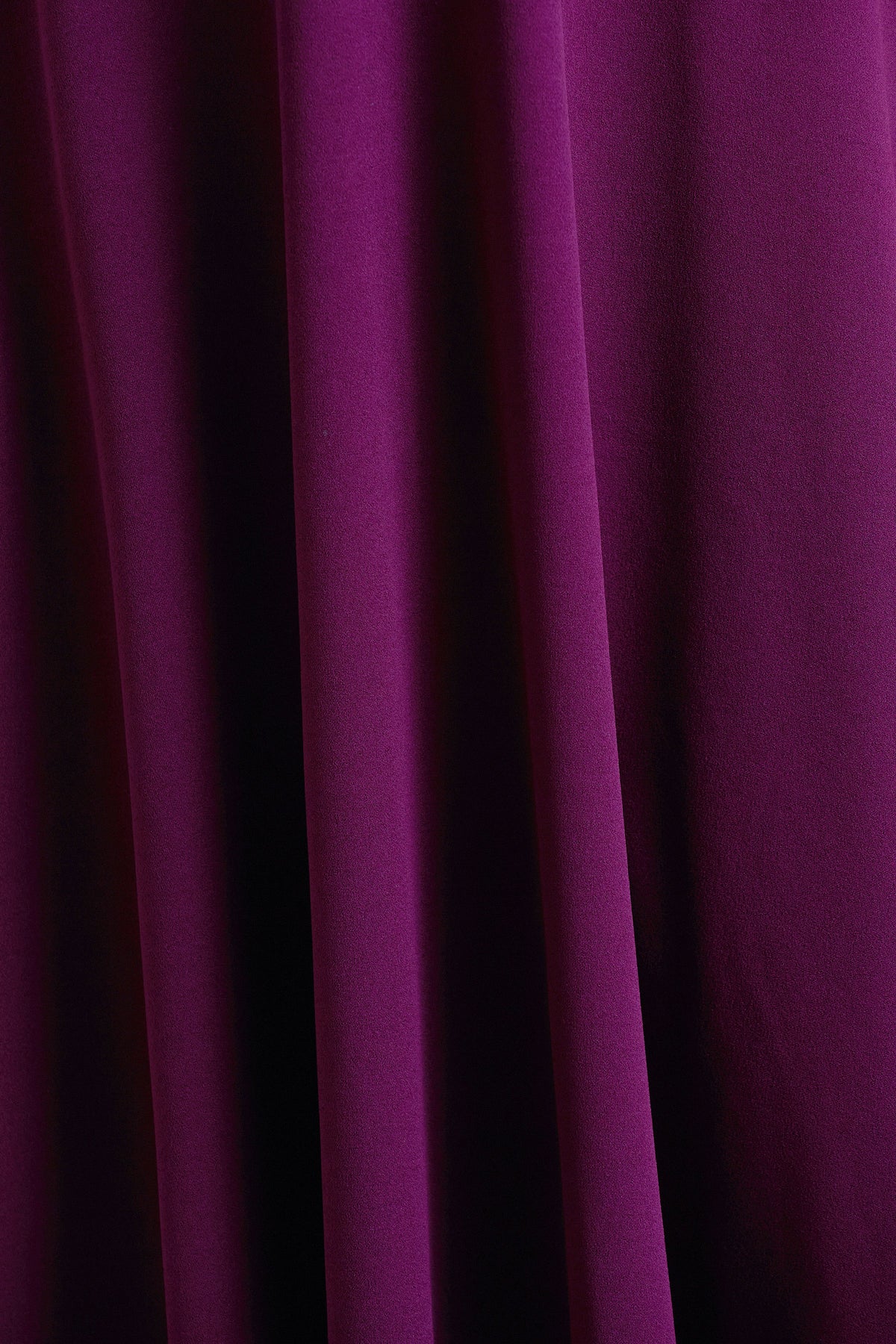 Andromeda | Plum Sweetheart-Neck Midi Dress