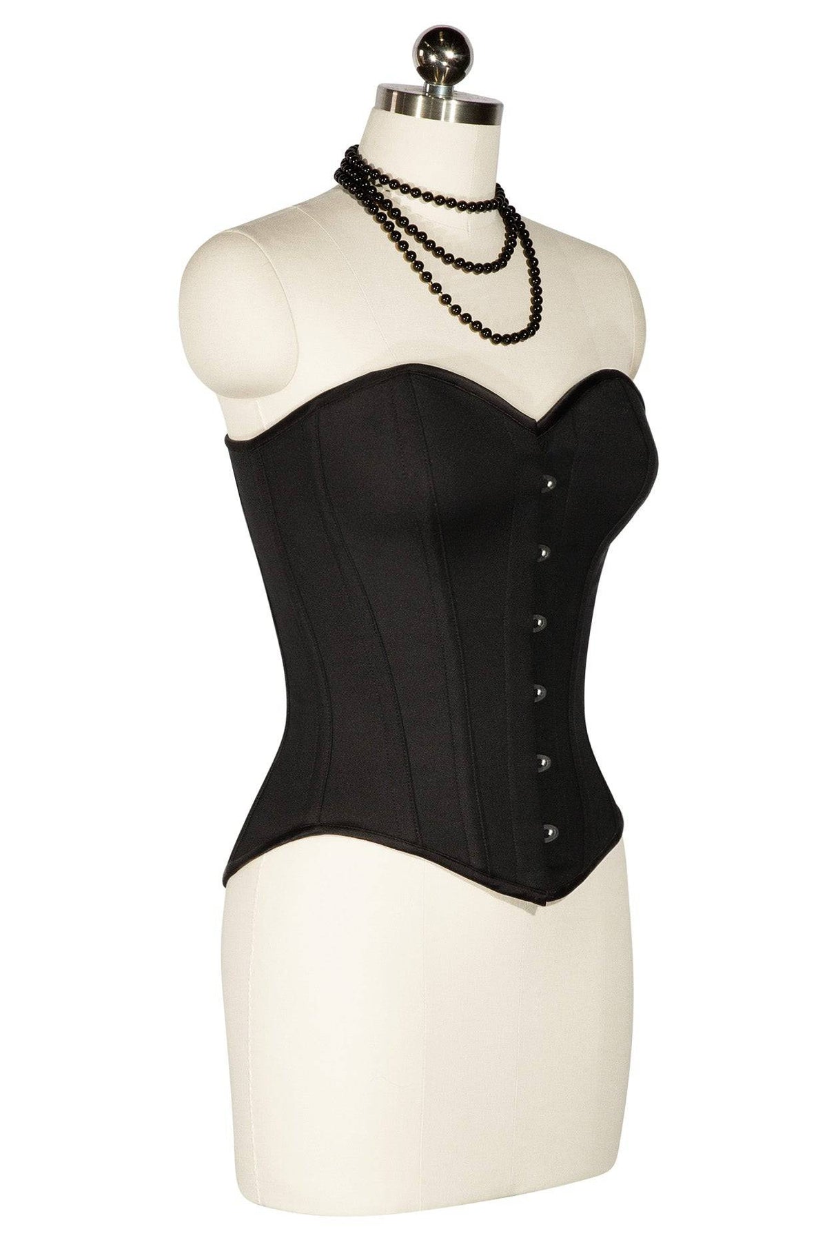 D'Amour Steel Boned Corset (Black)