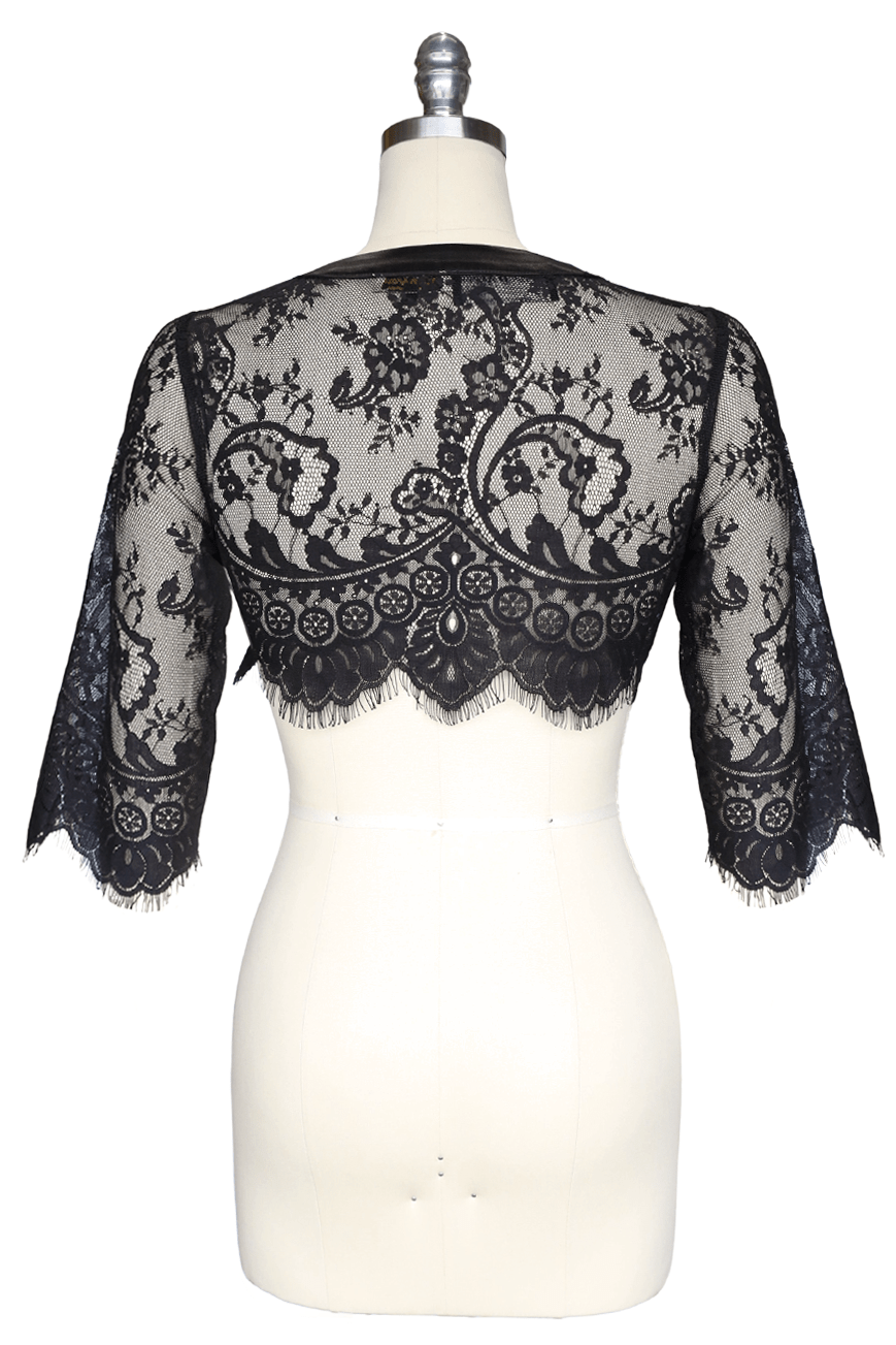 D'Amour Lace Shrug (Black)