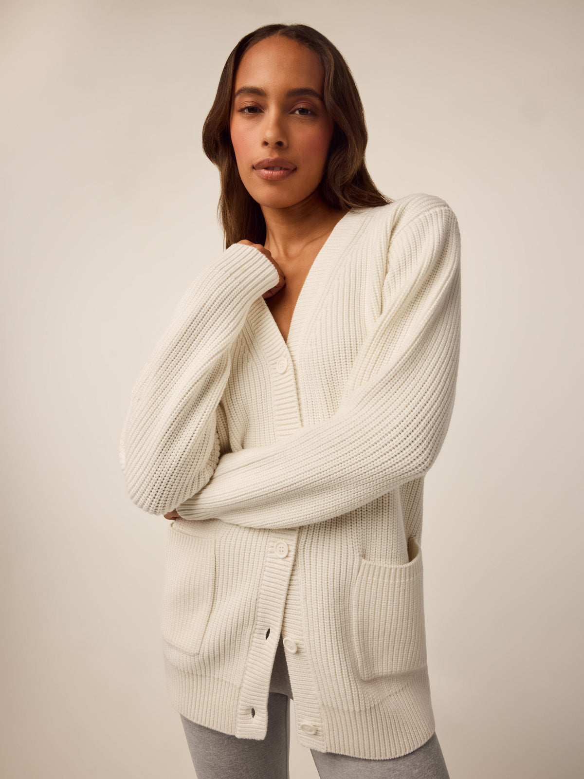 Athena Button-Down Cardigan