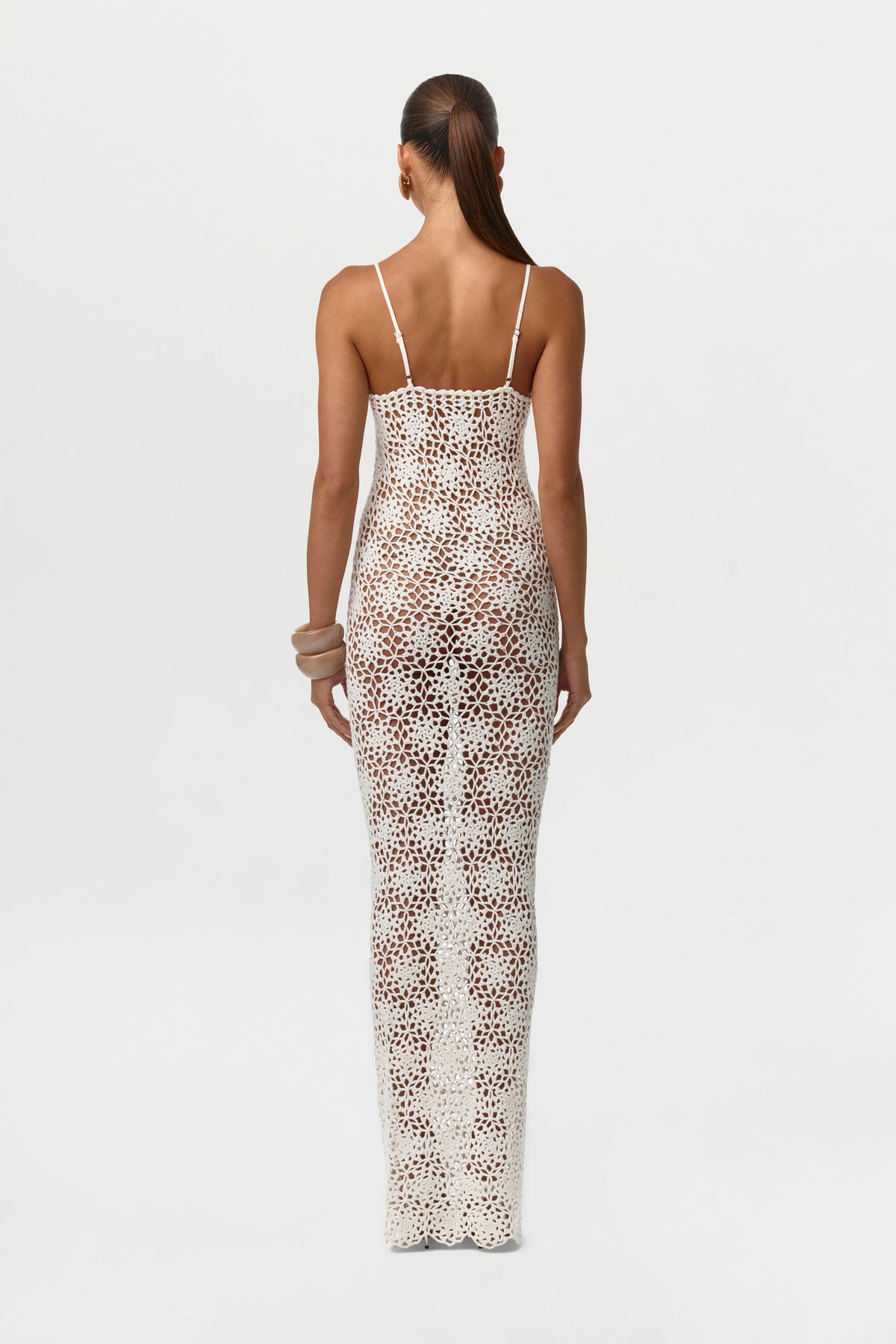 Knit Crochet Maxi Dress