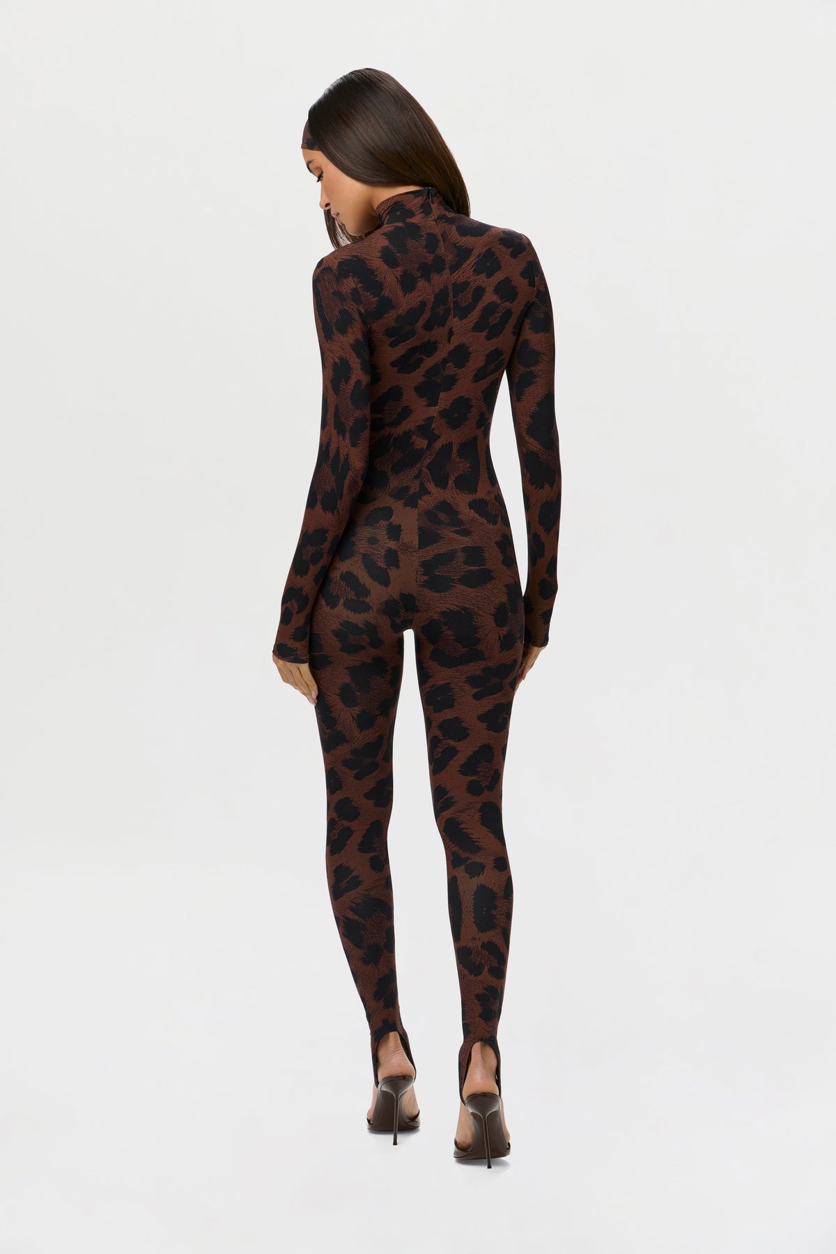 Naked Print Stirrup Jumpsuit