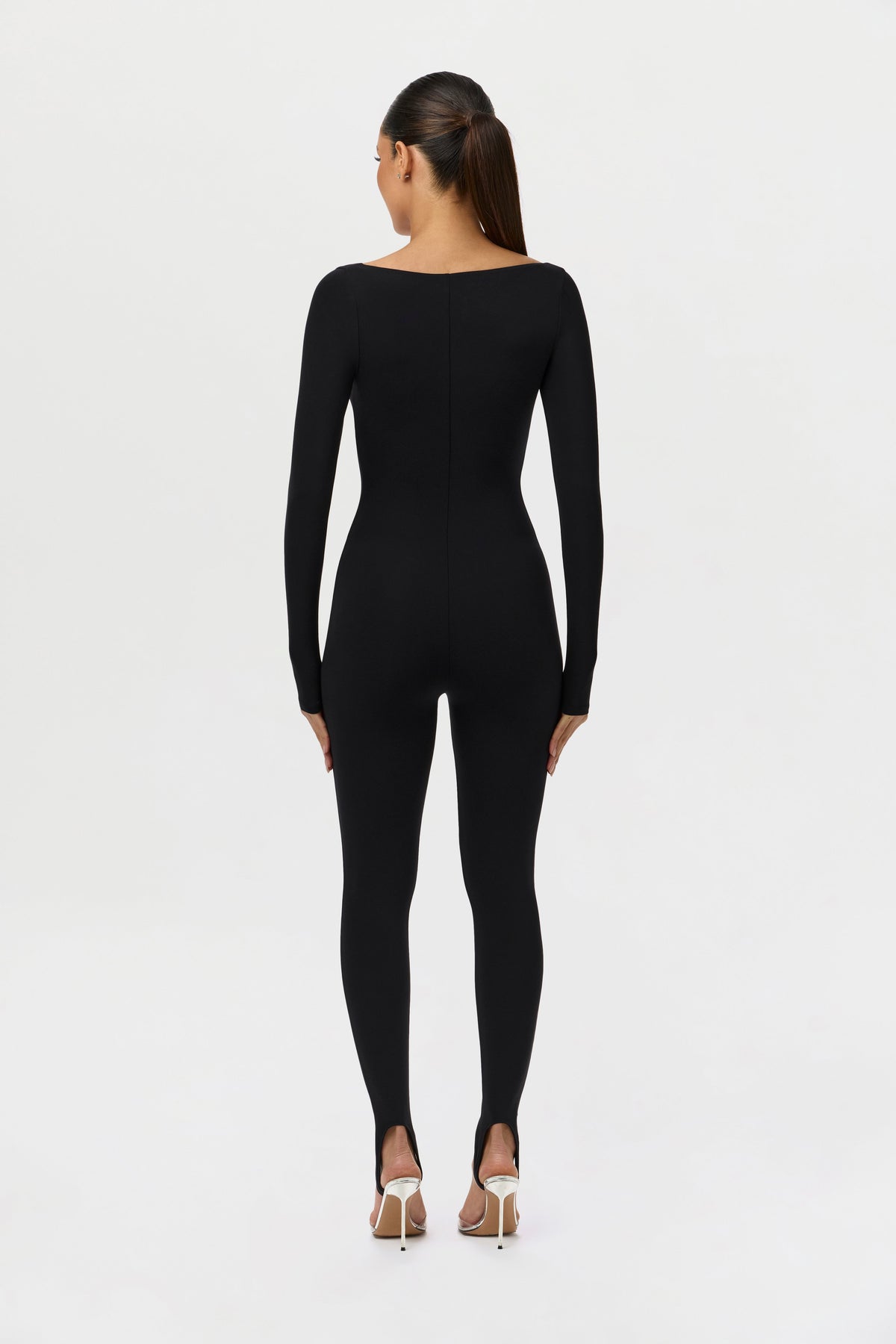 Naked Scoop Stirrup Jumpsuit