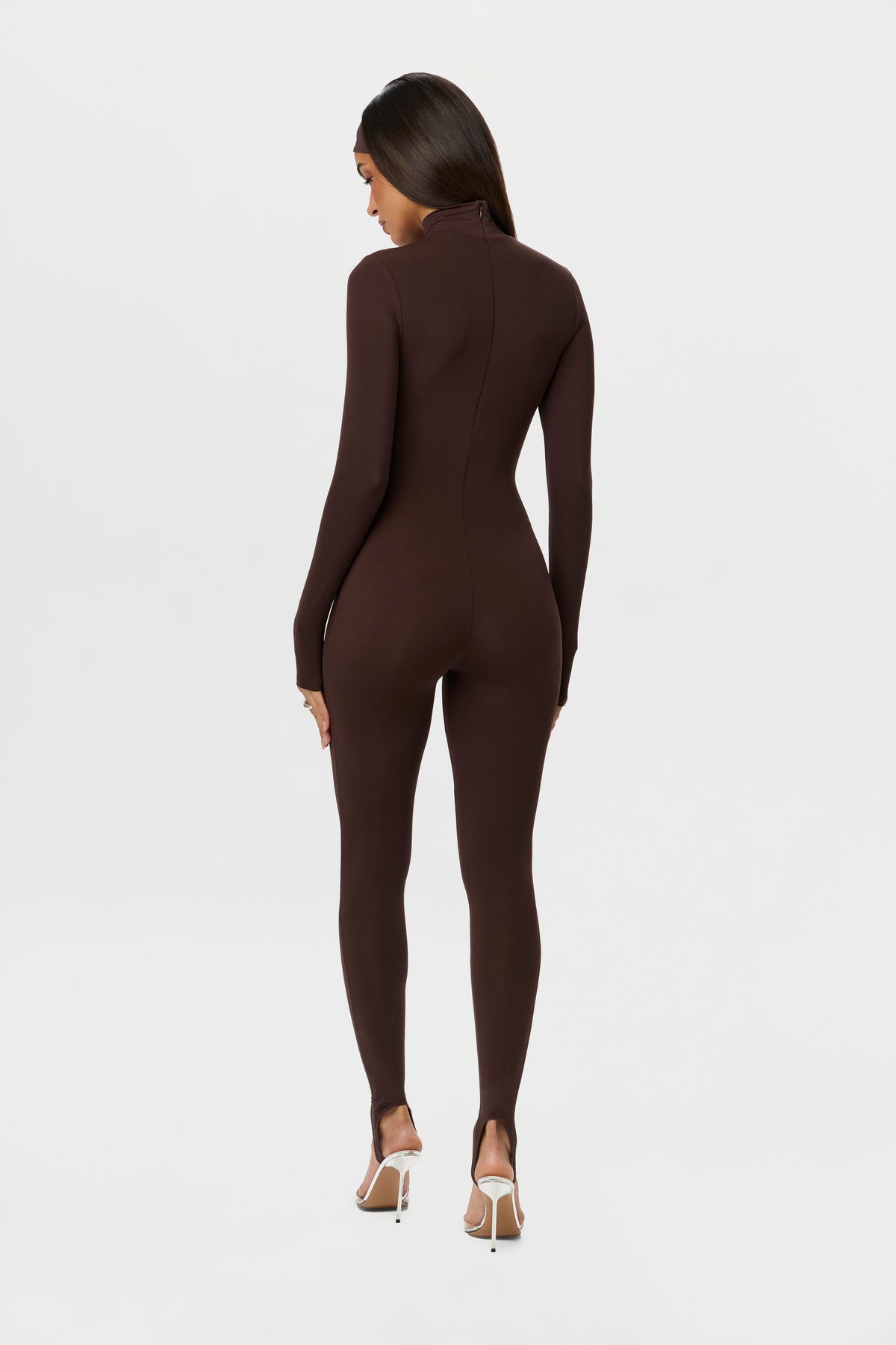 Naked Turtleneck Stirrup Jumpsuit
