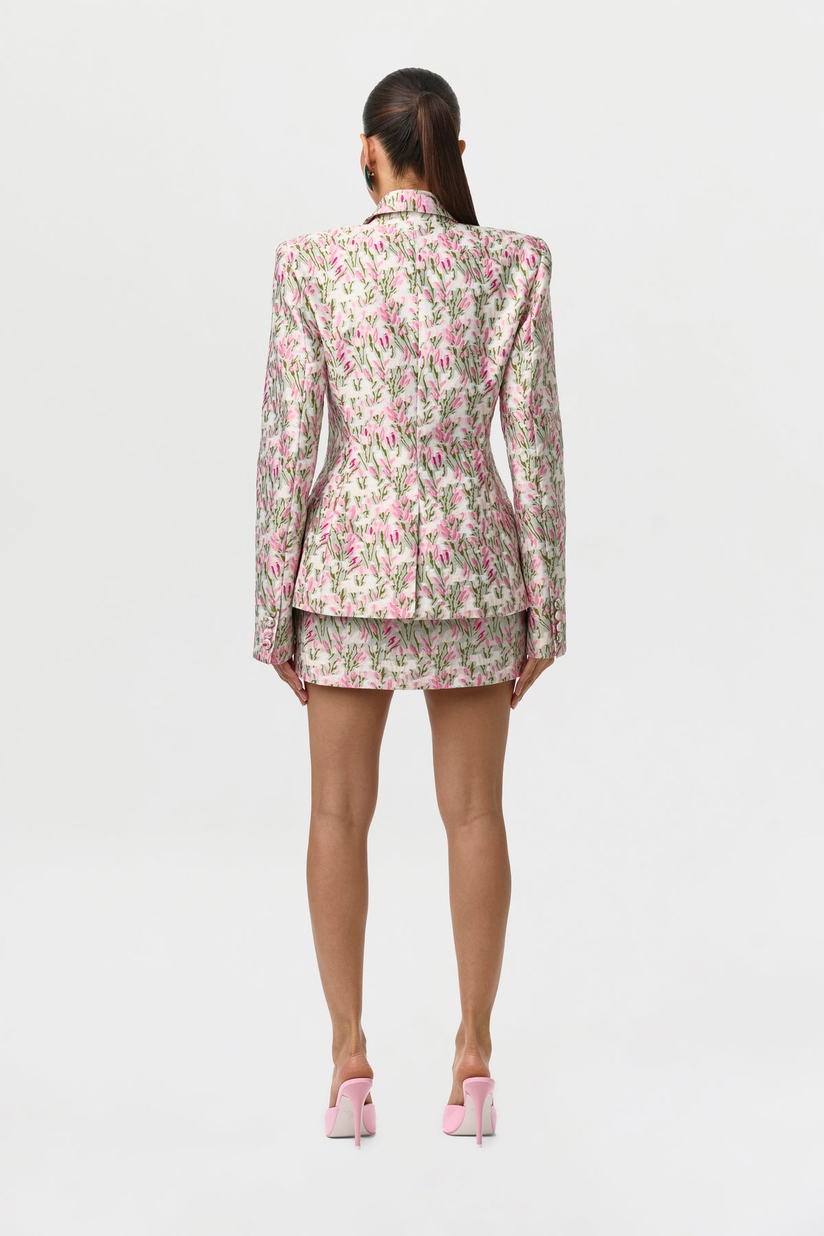 Suiting Floral Jacquard Blazer