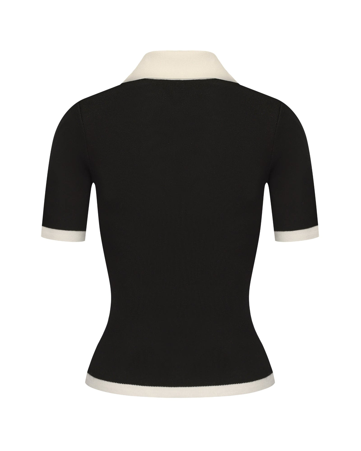Hazel Polo Top (Black)