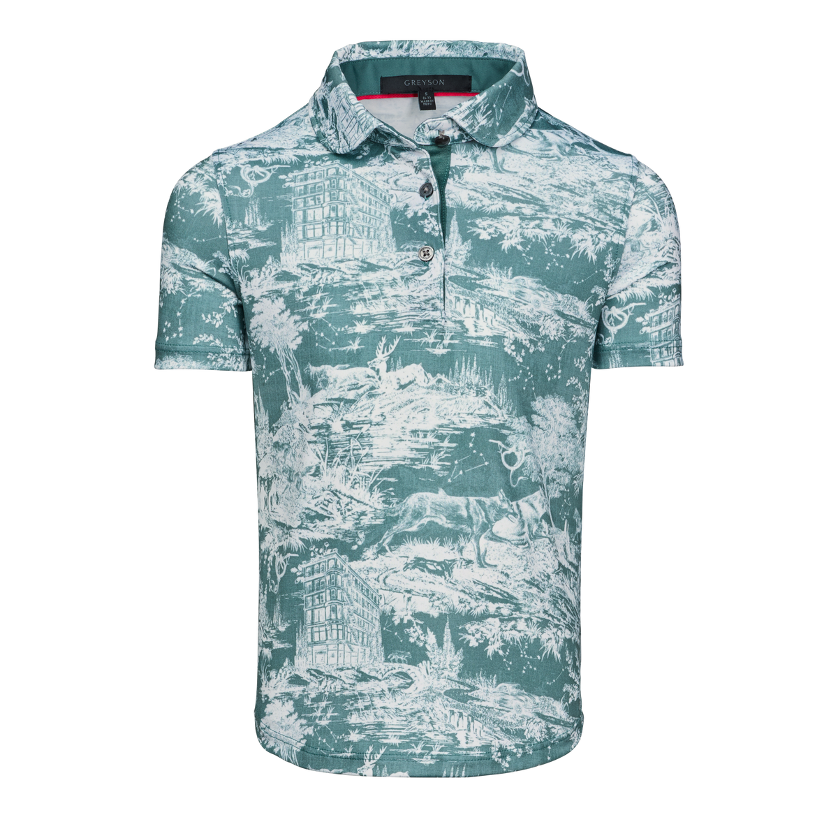 Girl's Huntress Toile Scarlett Polo