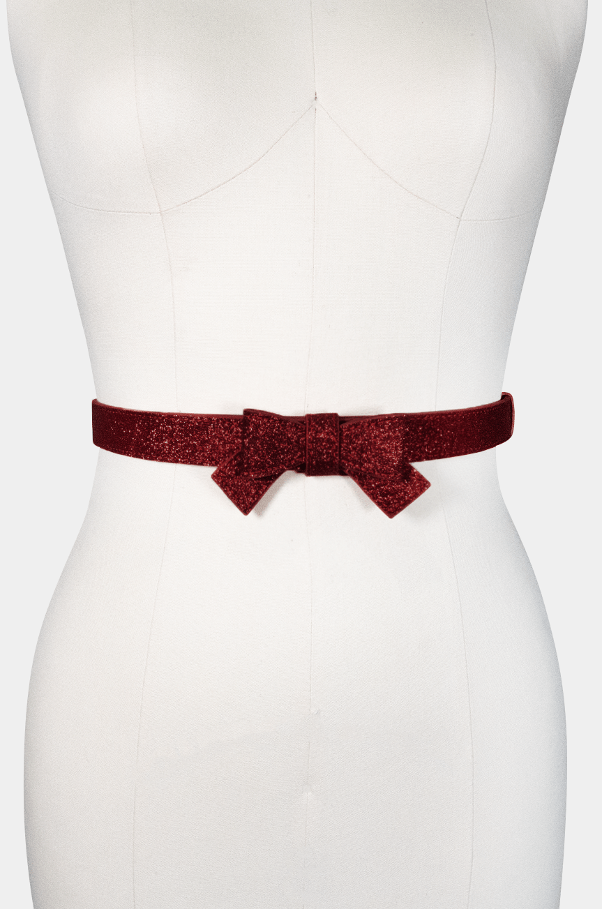 Beauty School Fairy Dust Belt (Burgundy)