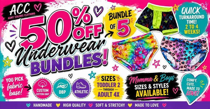 ACC 50% off Undie Bundle Drop 7/31/26 - Undie Bundle X 2