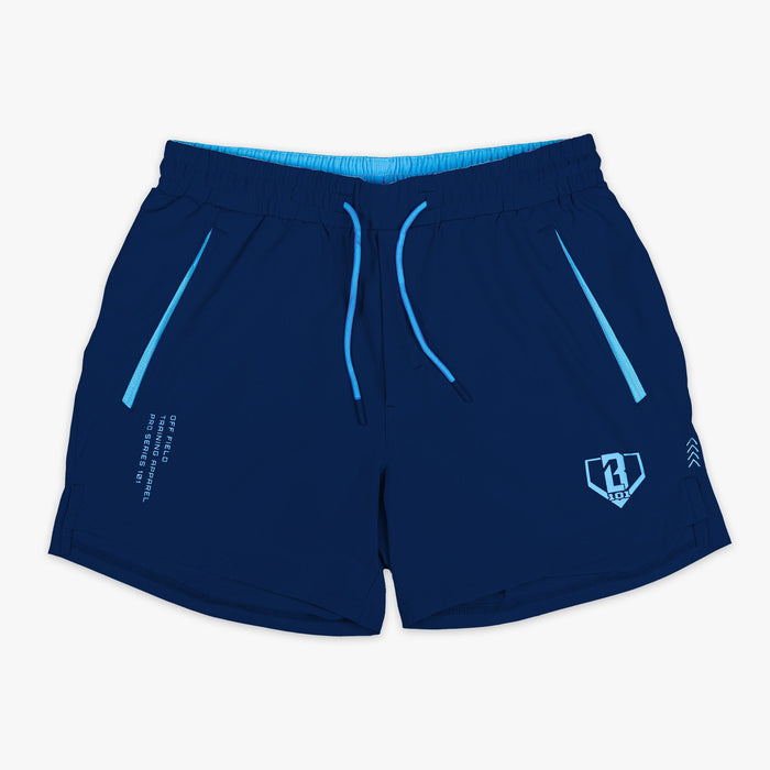 Baseball Lifestyle 101 Youth Pro Series Shorts V2 Apparel Baseball Lifestyle 101 Navy/Light Blue Youth Small