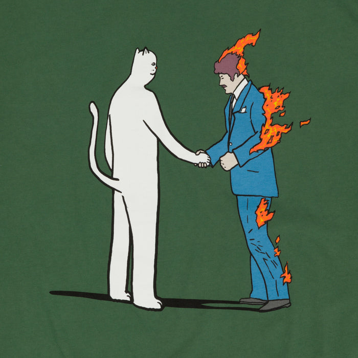 RIPNDIP Burn Tee (Olive)