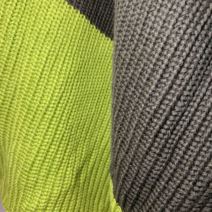 Cardigan: Color Block Blanket Sweater