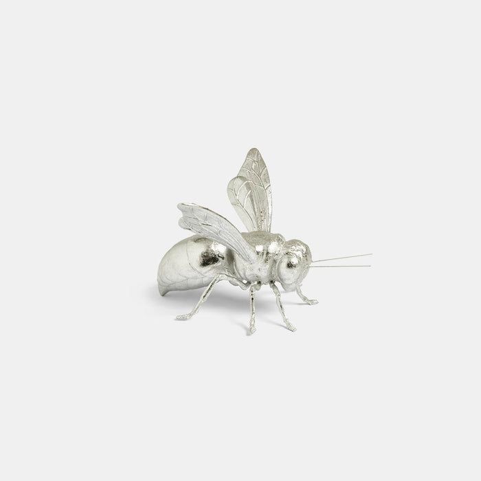 Decorative Silver Bee Ornament Accessories