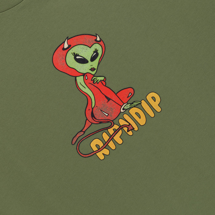 RIPNDIP Devil Alien Tee (Dusty Forest)