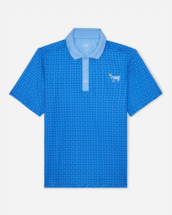 Goat USA Boys' OG Athletic Polo Apparel Goat USA Royal Youth XSmall