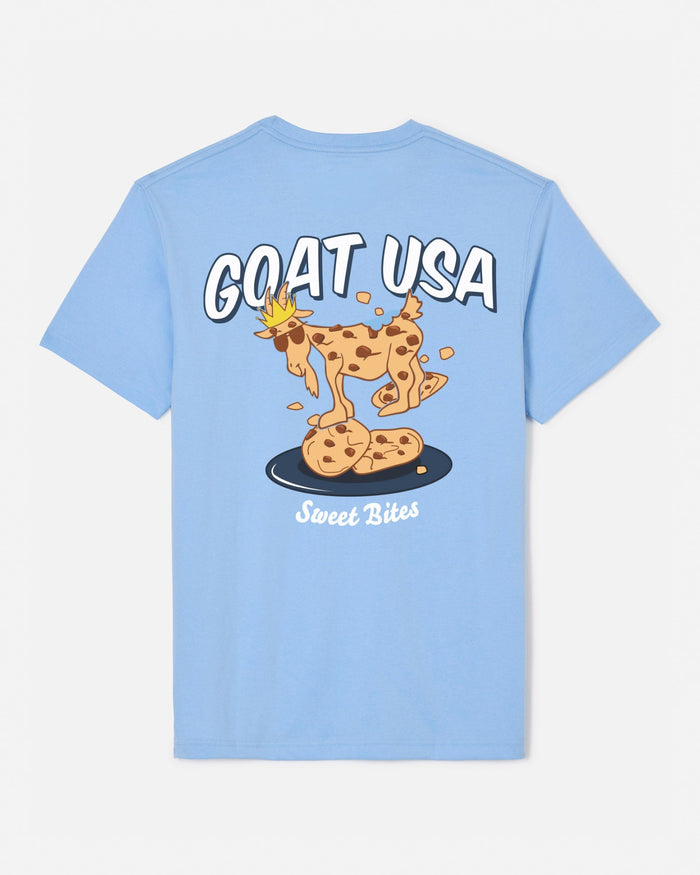 Goat USA Youth Cookie Graphic T-Shirt Apparel Goat USA Carolina Blue Youth XSmall