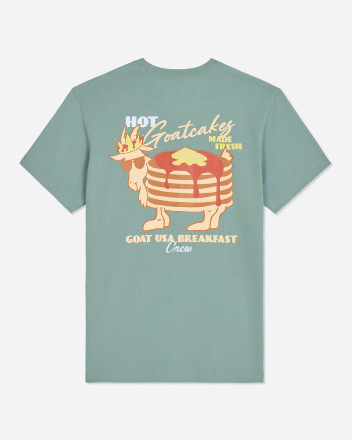 Goat USA Youth Goatcakes Graphic T-Shirt Apparel Goat USA Stepped Sage Youth XSmall