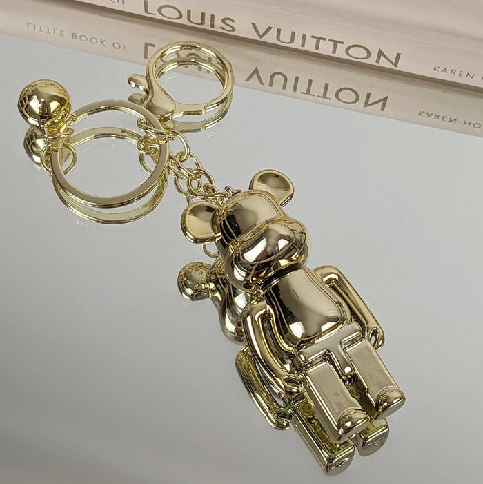 Gold Bear Keyring Accessories