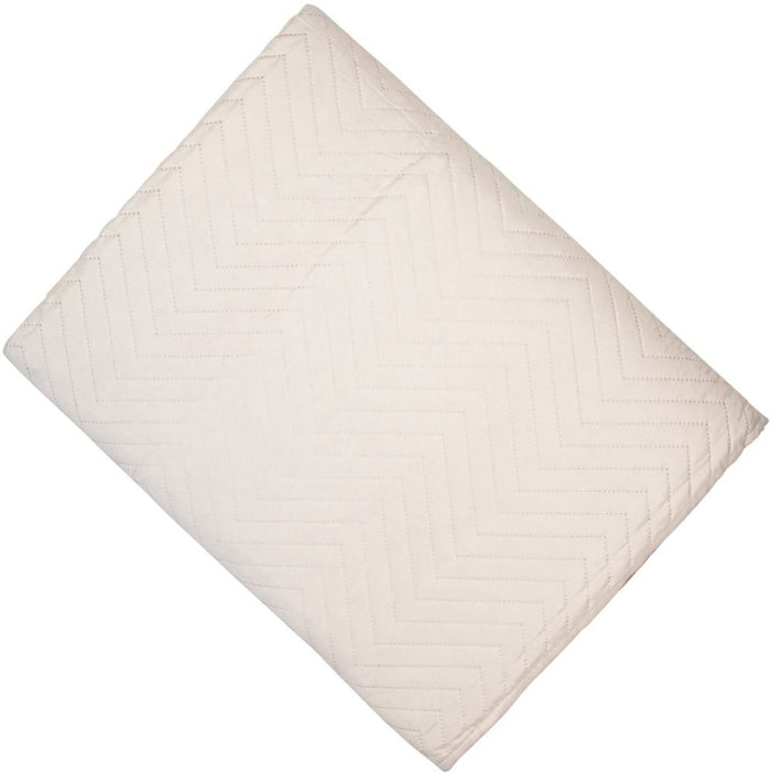 Hugo Ivory Quilted Bedspread Bedding