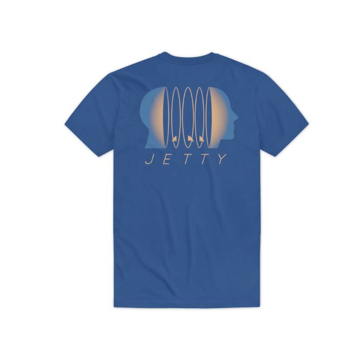 Jetty Men's Mindset Tee Apparel Jetty Blue Small