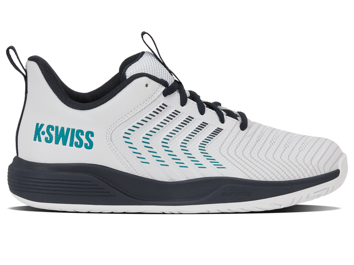 K-Swiss Kids' Ultrashot Light Footwear K-Swiss White/Carbon/Baltic-148 1