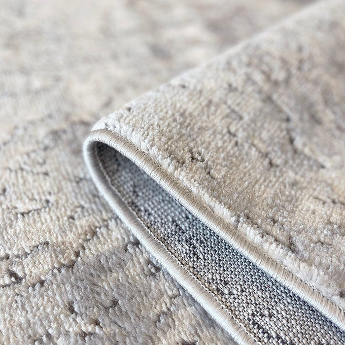 Kace Neutral & Grey Abstract Rug Rug