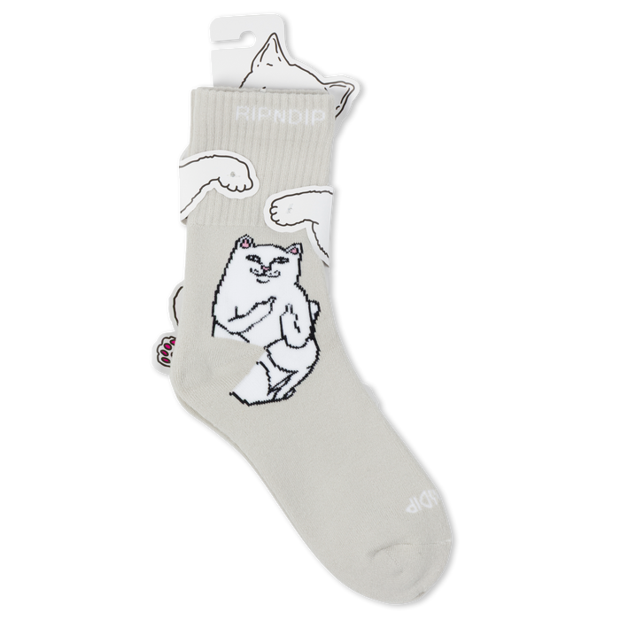 RIPNDIP Lord Nermal Mid Socks (Grey)