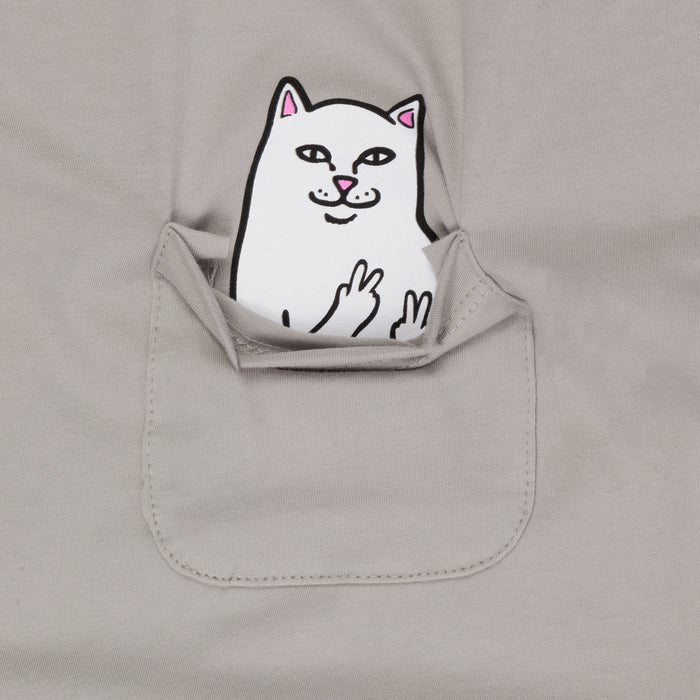 RIPNDIP Lord Nermal Peace Pocket Tee (Grey)