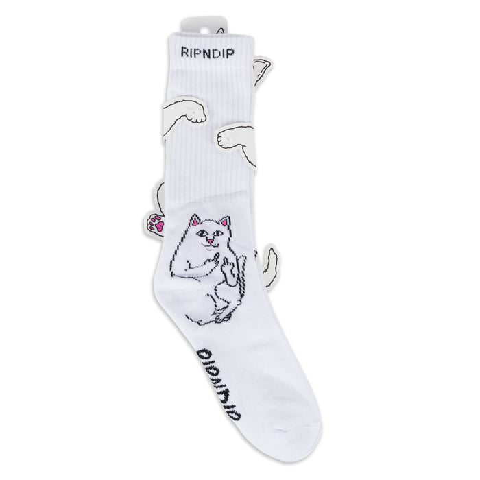 RIPNDIP Lord Nermal Socks (White)