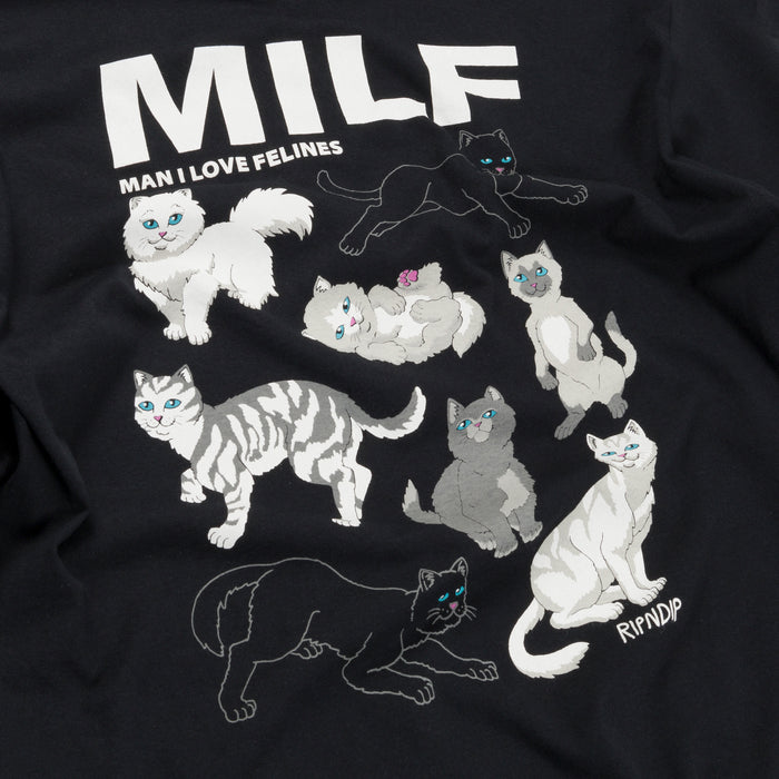 RIPNDIP Man I Love Felines Long Sleeve (Black)