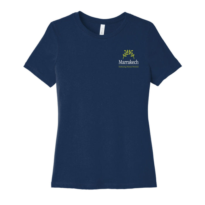 Marrakech Cotton Short Sleeve Logowear Marrakech Navy Ladies S