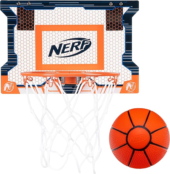 Nerf Mini Pro Hoops Basketball Set Equipment FRANKLIN SPORTS INC. Orange
