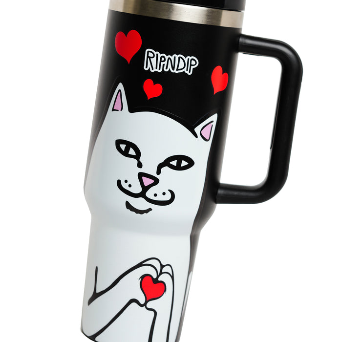 RIPNDIP Nermal Loves Tumbler (Black)