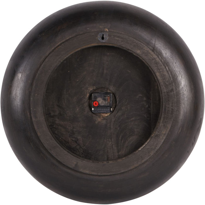 Palermo Medium Brown Mango Wood Wall Clock Accessories