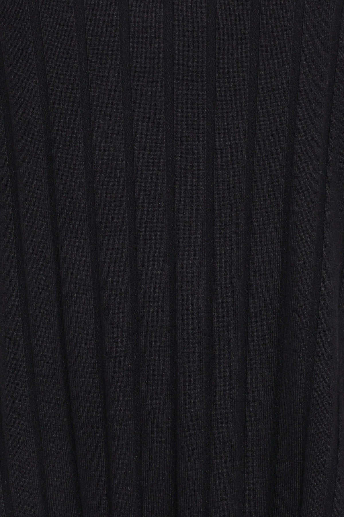 Alix Ribbed Knit Set - Black