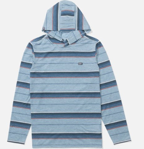 Salty Crew Men's Seaway UV Hoodie Apparel Salty Crew Mineral Blue Small