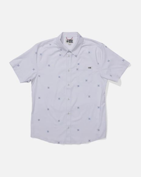 Salty Crew Men's Drifter UV Button Up Apparel Salty Crew Light Grey Small