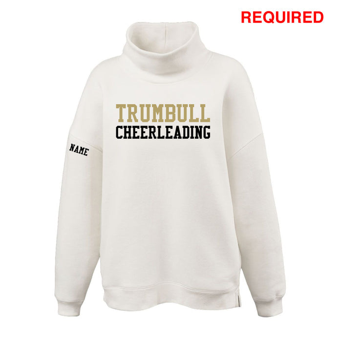 THS Cheer OVERSIZED Mockneck-REQUIRED Logowear THS Cheer Ladies XS