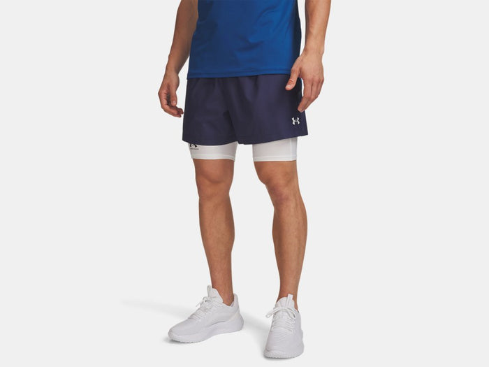 Under Armour Men's Tech Woven 5" Shorts Apparel Under Armour Midnight Navy/White-410 Small