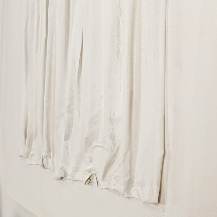 Wren White Textured Abstract Lines Canvas Wall Art Accessories