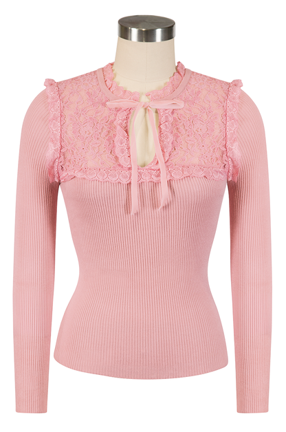 Anastasia Knit Top (Dusty Pink)