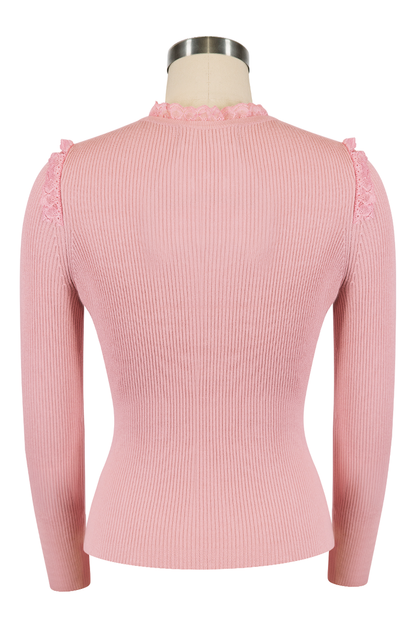 Anastasia Knit Top (Dusty Pink)