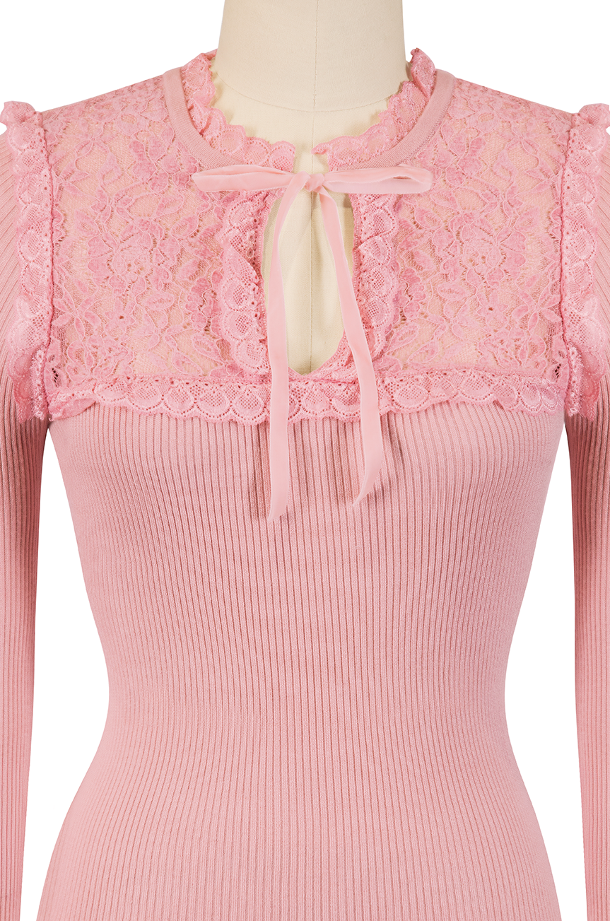 Anastasia Knit Top (Dusty Pink)